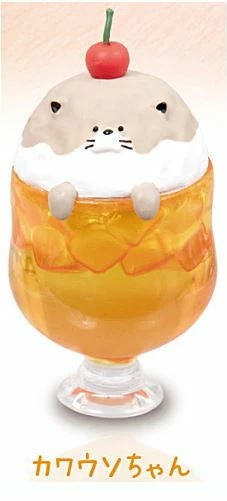 Cream Soda's Azarashi-chan and Friends Mascot Figure [258019] (Otter), Unknown, Trading