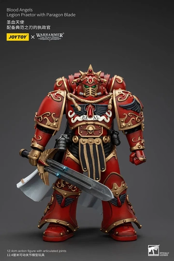 Blood Angels Legion Praetor (Blood Angels Legion Praetor with Paragon Blade), Warhammer: The Horus Heresy, Unknown, Action/Dolls, 1/18