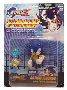 Sonic the Hedgehog (Figures with Chaos Emeralds), Sonic X, Toy Island, Action/Dolls