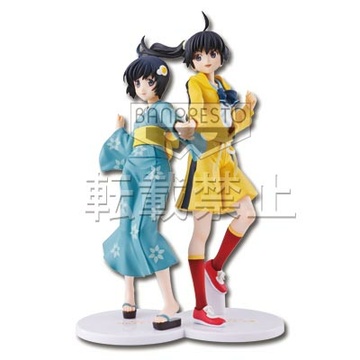 Araragi Karen, Araragi Tsukihi (Karen & Tsukihi Fire Sisters Premium Figure Campaign), Nisemonogatari, Banpresto, Pre-Painted