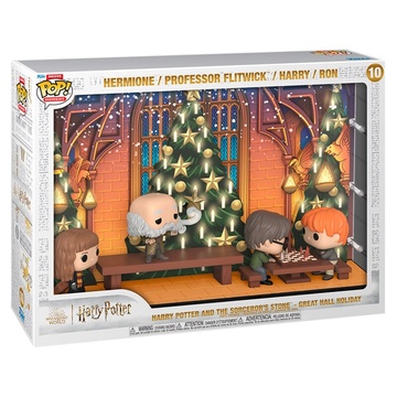 Filius Flitwick, Harry Potter, Hermione Granger, Ron Weasley (#10 Harry Potter and the Sorceror's Stone Great Hall Holiday), Harry Potter And The Sorcerer’s Stone, Funko, Pre-Painted
