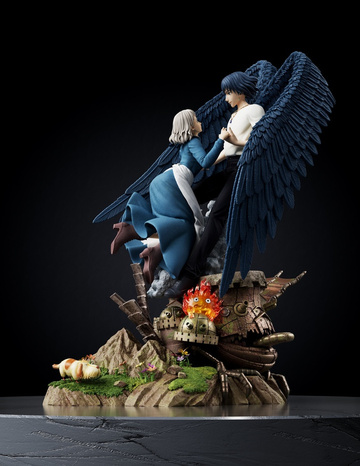 Calcifer, Heen, Howl, Sophie Hatter (Howl and Sophie), Howl's Moving Castle, Individual Sculptor, Pre-Painted, 1/8