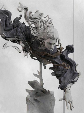 Getou Suguru (Getou Suguru Black & White), Gekijouban Jujutsu Kaisen 0, Individual Sculptor, Pre-Painted, 1/6