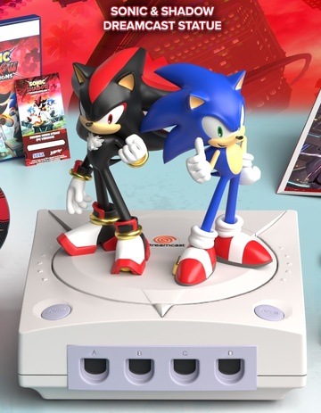 Shadow The Hedgehog, Sonic The Hedgehog (Sonic & Shadow Dreamcast Statue), Hi Scoool! Seha Girl, Sonic X Shadow Generations, SEGA, Pre-Painted