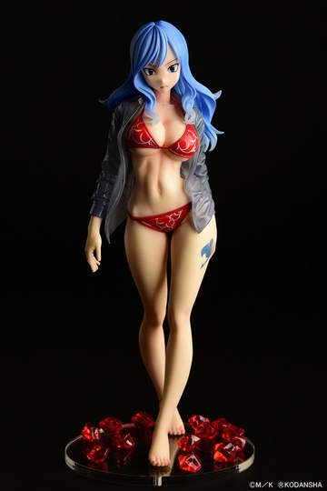 Juvia Loxar (Juvia Lockser GravureStyle Red Bikini!! Wet Sheer Shirt SP), Fairy Tail, Orca Toys, Pre-Painted, 1/6