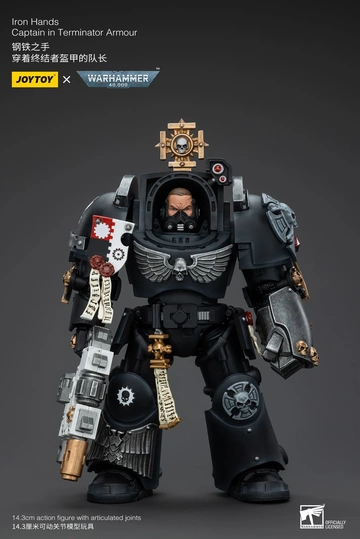 Iron Hands Captain (Iron Hands Captain in Terminator Armour), 000, Warhammer 40, Unknown, Action/Dolls, 1/18