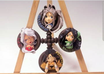 Belldandy, Peorth, Skuld, Urd (Petit Relief Set Belldandy, Peorth, Skuld, Urd), Ah! My Goddess, Individual Sculptor, Garage Kit
