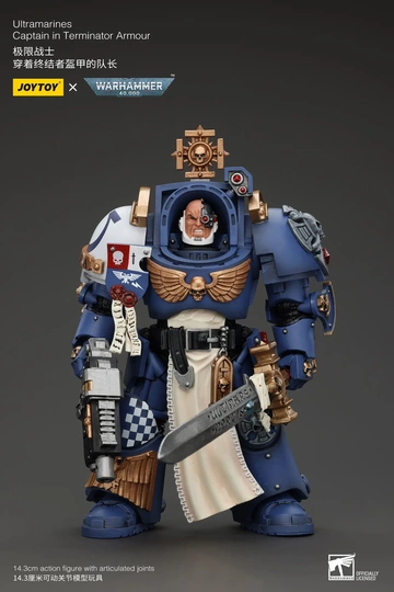 Ultramarines Captain (Ultramarines Captain in Terminator Armour), 000, Warhammer 40, Unknown, Action/Dolls, 1/18