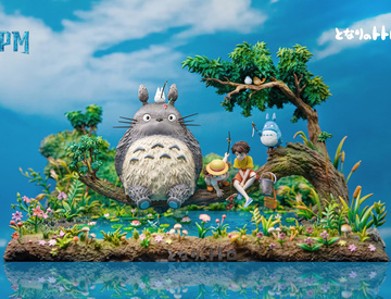 Mei Kusakabe, Satsuki Kusakabe, Totoro Chibi, Totoro Chuu, Totoro O (005 My Neighbor Totoro Fishing), My Neighbor Totoro, Individual Sculptor, Pre-Painted