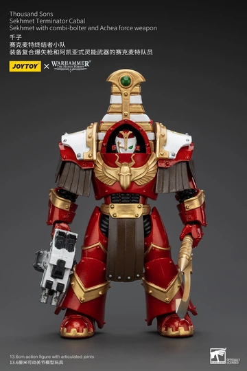 Sekhmet Terminator (Thousand Sons Cabal Sekhmet With Combi-Bolter And Achea Force Weapon), Warhammer: The Horus Heresy, Unknown, Action/Dolls, 1/18