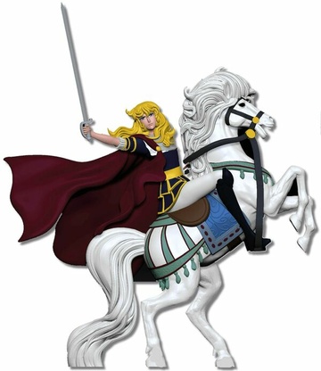 Oscar François De Jarjeyes (Lady Oscar on horseback), Rose Of Versailles, Unknown, Trading