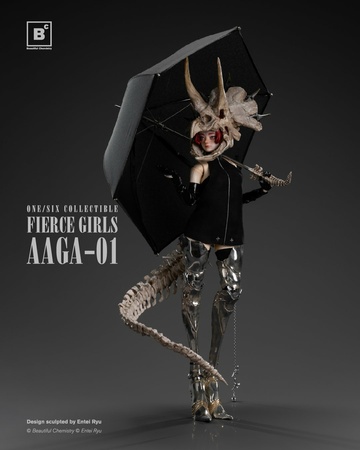 BONE GIRL (Fierce GIRLS AAGA-01 / TRICERATOPS), Fierce GIRLS, Unknown, Action/Dolls, 1/6