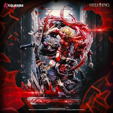 Seras Victoria, Zorin Blitz (Seras Victoria), Hellsing Ultimate, Figurama Collectors, Pre-Painted, 1/5