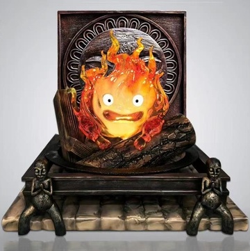 Calcifer (01 Little Heart of the Castle), Howl's Moving Castle, Individual Sculptor, Pre-Painted