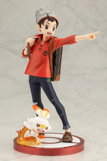 Masaru, Scorbunny (Masaru with Hibanny), Pokemon (2019), Pokemon Sword & Shield, Kotobukiya, Pre-Painted, 1/8