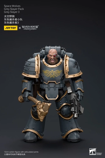 Space Wolves Grey Slayer (Pack Grey Slayer 3), Warhammer: The Horus Heresy, Unknown, Action/Dolls, 1/18
