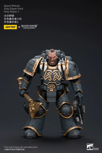 Space Wolves Grey Slayer (Pack Grey Slayer 2), Warhammer: The Horus Heresy, Unknown, Action/Dolls, 1/18