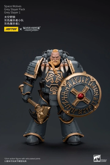 Space Wolves Grey Slayer (Pack Grey Slayer 1), Warhammer: The Horus Heresy, Unknown, Action/Dolls, 1/18