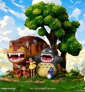 Mei Kusakabe, Nekobasu, Satsuki Kusakabe, Totoro Chibi, Totoro Chuu, Totoro O (My Neighbor Totoro (We Laugh and Scare away the Scary Things)), My Neighbor Totoro, Individual Sculptor, Pre-Painted