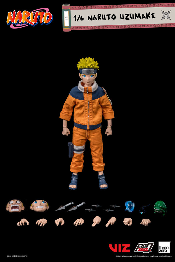 Uzumaki Naruto, Naruto, ThreeZero, Action/Dolls, 1/6
