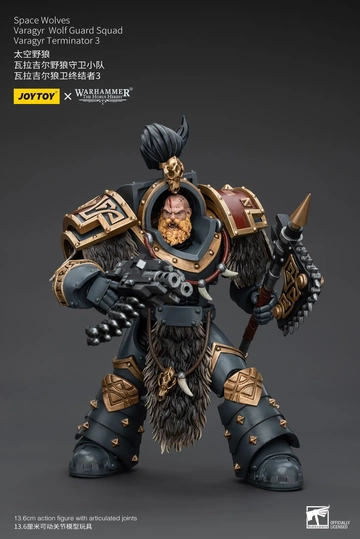Varagyr Terminator (Space Wolves Varagyr Wolf Guard Squad Varagyr 3), Warhammer: The Horus Heresy, Unknown, Action/Dolls, 1/18