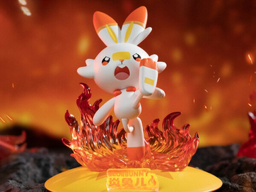 Scorbunny, Pokemon, Unknown, Pre-Painted