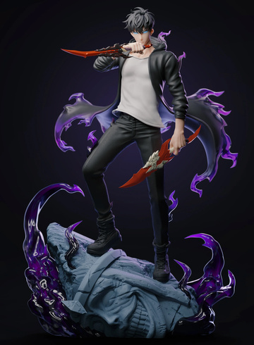 Sung Jin-woo (1/4), Ore Dake Level Up Na Ken, Individual Sculptor, Pre-Painted, 1/4