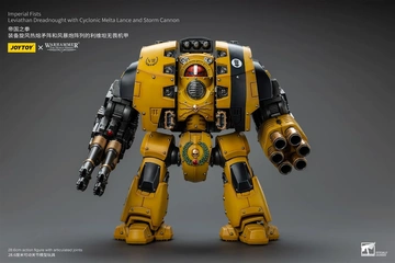Imperial Fists Legion Leviathan Dreadnought (Imperial Fists Leviathan Dreadnought with Cyclonic Melta Lance and Storm Cannon), Warhammer: The Horus Heresy, Unknown, Action/Dolls, 1/18