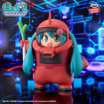 Hatsune Miku (Gundam 45th Anniversary x Hatsune Miku Char's Zaku Costume Hatsune Miku), Miku, Vocaloid, Bandai Spirits, Pre-Painted