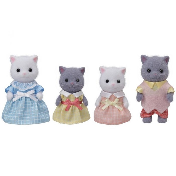 Persian Cat Family [4905040140586] (Girl (White)), Sylvanian Families, Epoch, Action/Dolls, 4905040140586