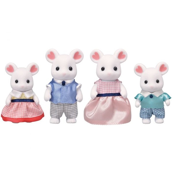 Marshmallow Mouse Family [4905040146304] (Boy), Sylvanian Families, Epoch, Action/Dolls, 4905040146304