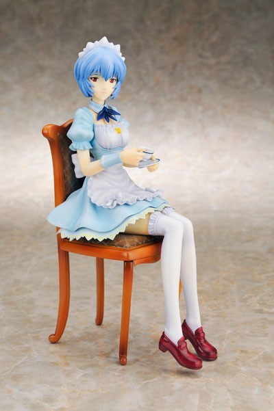 Ayanami Rei (Maid Limited Color Edition), Shin Seiki Evangelion, Kotobukiya, Pre-Painted, 1/7
