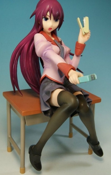 Hitagi Senjougahara (Emotion Style Hitagi Senjyogahara), Bakemonogatari, Bandai, Pre-Painted, 1/8