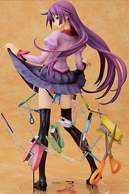 Senjougahara Hitagi, Bakemonogatari, Good Smile Company, Pre-Painted, 1/8, 4582191965420