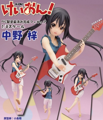 Azusa Nakano, K-ON!, Movic, Pre-Painted, 1/8