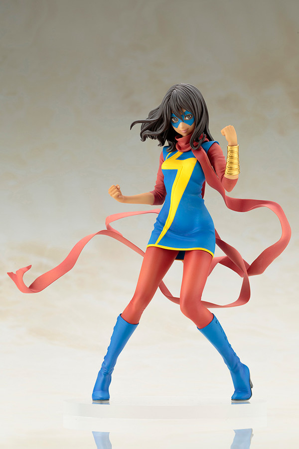 Ms. Marvel (Kamala Khan), Ms. Marvel, Kotobukiya, Pre-Painted, 1/7, 4934054093236