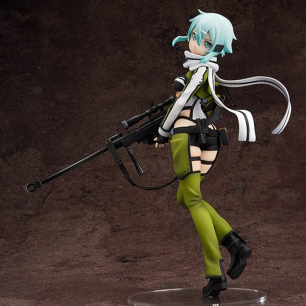 Sinon, Sword Art Online II, Plateado, Good Smile Company, Pre-Painted, 1/8, 4573224890017