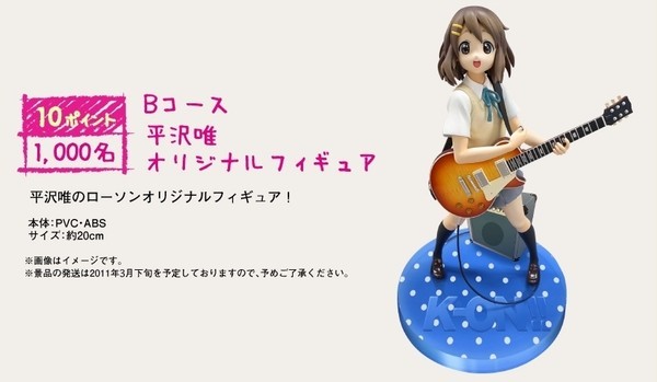 Hirasawa Yui (Lawson), K-ON!, Banpresto, Lawson, Pre-Painted