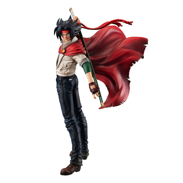 Domon Kasshu, Kidou Butouden G Gundam, MegaHouse, Pre-Painted, 1/8, 4535123828744