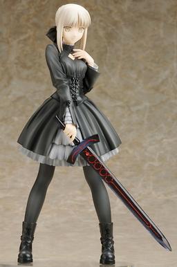 Altria Pendragon (Kuro Saber, Dress), Fate/Hollow Ataraxia, Alter, Pre-Painted, 1/8, 4560228201192