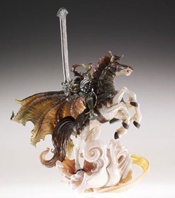 Odin, Sleipnir (Vol.2 Odin & Sleipnir), Final Fantasy IX, Square Enix, Pre-Painted