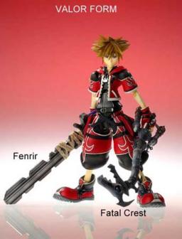 Sora (Valor Form), Kingdom Hearts II, Kotobukiya, Square Enix, Action/Dolls, 4988601404730