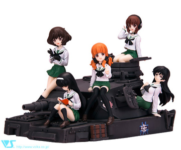 Nishizumi Miho, Takebe Saori, Isuzu Hana, Akiyama Yukari, Reizei Mako, Panzerkampfwagen IV Ausf. D, Girls Und Panzer, Volks, Garage Kit, 1/35