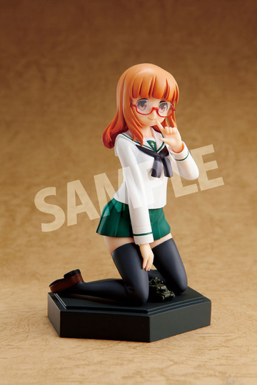 Saori Takebe (w/1/350 Scale M3 Medium Tank Lee), Girls Und Panzer, Chara-Ani, Pre-Painted, 1/10