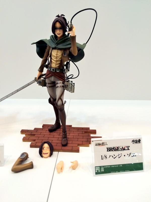 Hange Zoe, Shingeki No Kyojin, Sentinel, Pre-Painted, 1/8