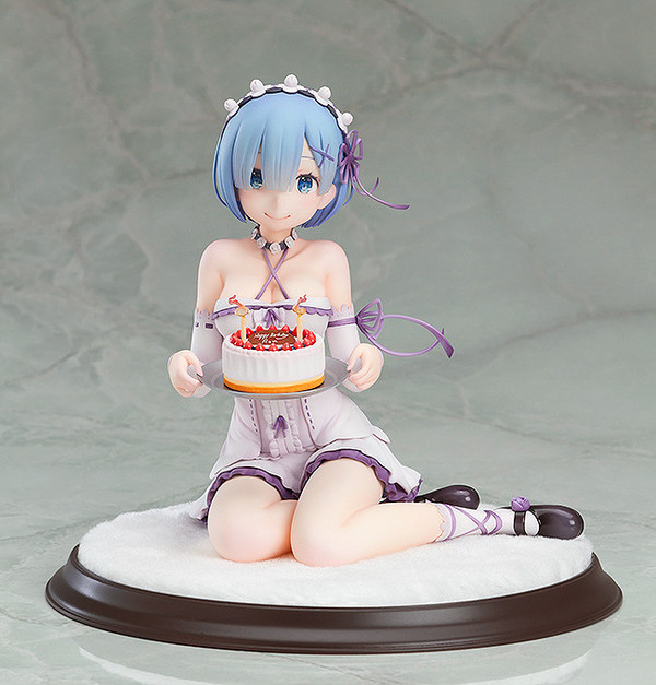 Rem (Birthday Cake), Re:Zero Kara Hajimeru Isekai Seikatsu, Kadokawa, Good Smile Company, Pre-Painted, 1/7, 4935228219452