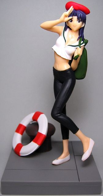 Katsuragi Misato (Neon Genesis Evangelion Collection Figure 'Sea Side'), Shin Seiki Evangelion, SEGA, Pre-Painted