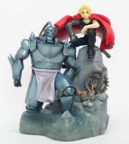 Alphonse Elric, Edward Elric (Book in Figure), Hagane No Renkinjutsushi, Square Enix, Pre-Painted