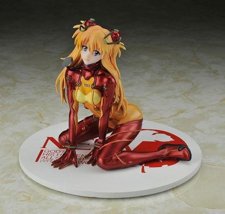 Souryuu Asuka Langley (Test Plug Suit, Metallic Red), Evangelion Shin Gekijouban, Aizu Project, Pre-Painted, 1/7, 4528403901428