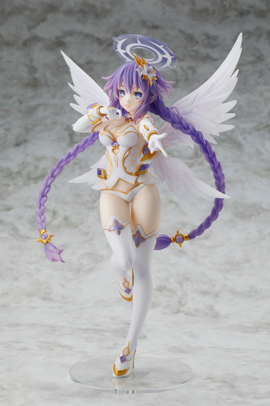 Purple Heart, Yon Megami Online Cyber Dimension Neptune, Ascii Media Works, Chara-Ani, Pre-Painted, 1/7, 4942330103296
